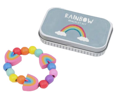 Maak je eigen regenboog armband