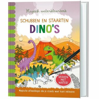 Magisch water kleurboek dino&#039;s