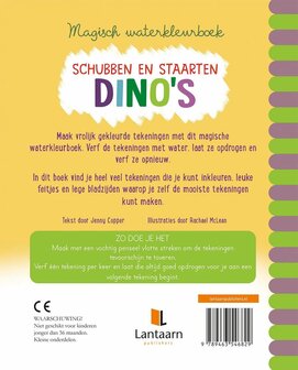 Magisch water kleurboek dino&#039;s