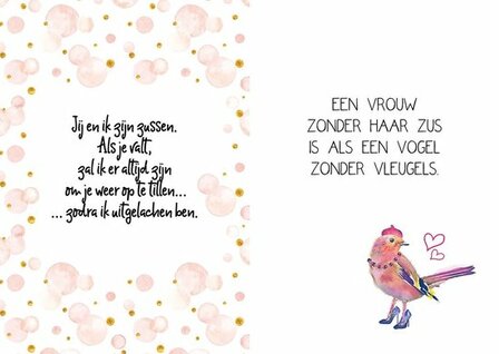 Boek Voor de liefste zus van de wereld