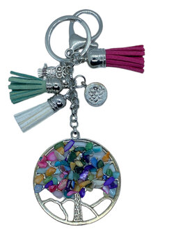 Tree of Life Tassenhanger multicolor