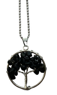 Tree of Life ketting Onyx