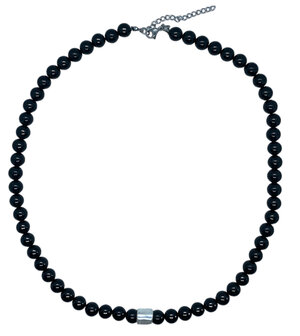 Herenketting van natuursteen Onyx