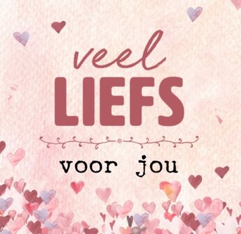 Kaartje Veel liefs voor jou