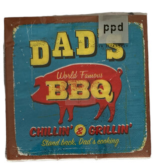 Servetten Dads&#039;s World Famous BBQ