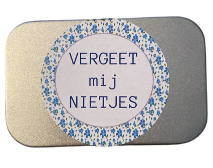 Zadendoosje Vergeet mij nietjes