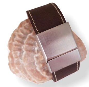 Leren heren armband