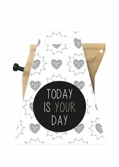 Verpakking van Koffie Today Is Your Day met tekst zichtbaar