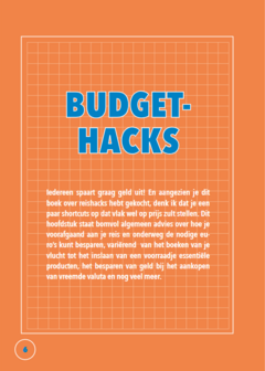 Boek met reis hacks en lifehacks voor reizigers - 144 pagina&#039;s met slimme tips