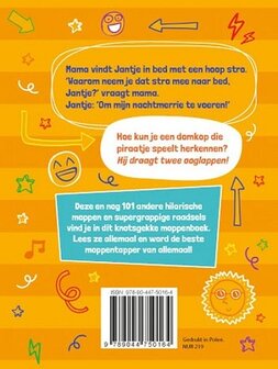 Acherkant van het moppen boek voor kinderen