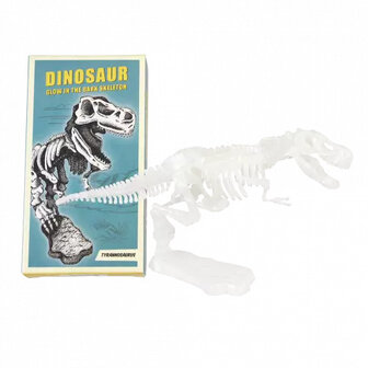 Glow in the Dark Dino Kit - Tyrannosaurus, zichtbaar in het donker.