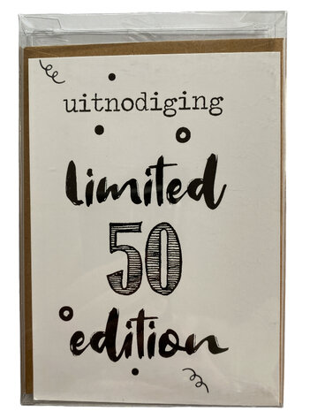 Uitnodigingen Limited 50 edition