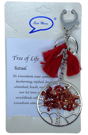 Tassenhanger Tree of Life Koraal