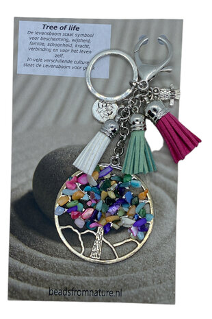 Tree of Life Tassenhanger multicolor