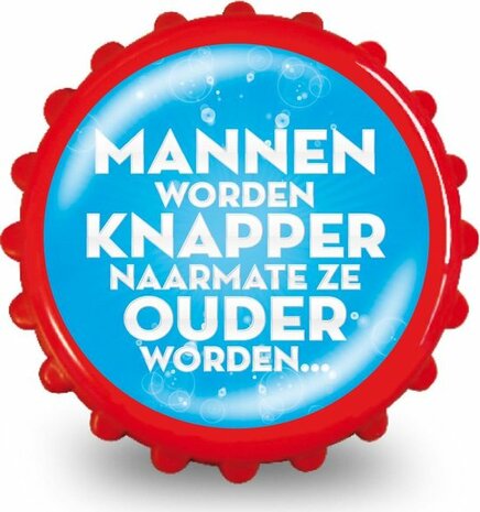 Flesopener Mannen worden knapper naarmate ze ouder worden