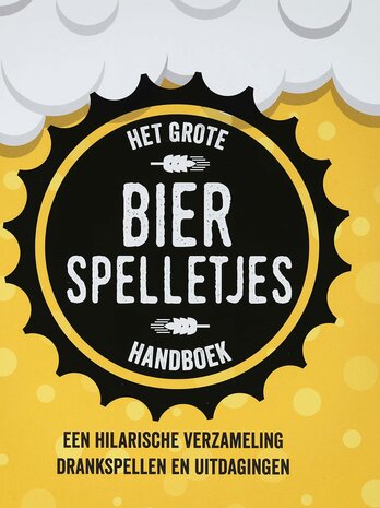 Voorzijde van Het Grote Bier Spelletjes Handboek