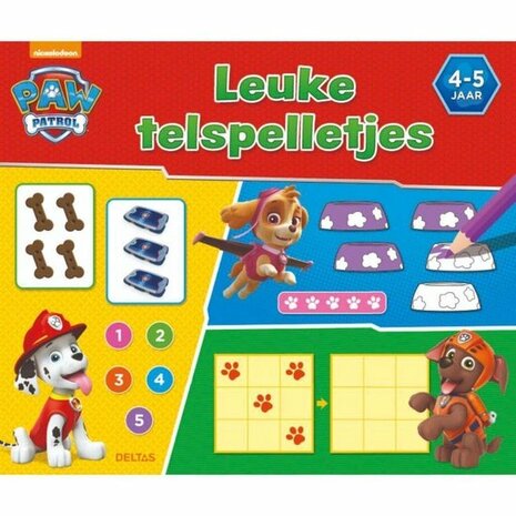 Paw Patrol telspelletjes – Boek met kleurrijke opdrachten