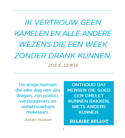 Hardcover boek voor mannen met inspirerende en humoristische citaten